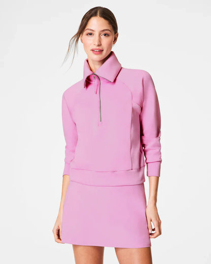 Spanx | Airessentials Half Zip Petunia