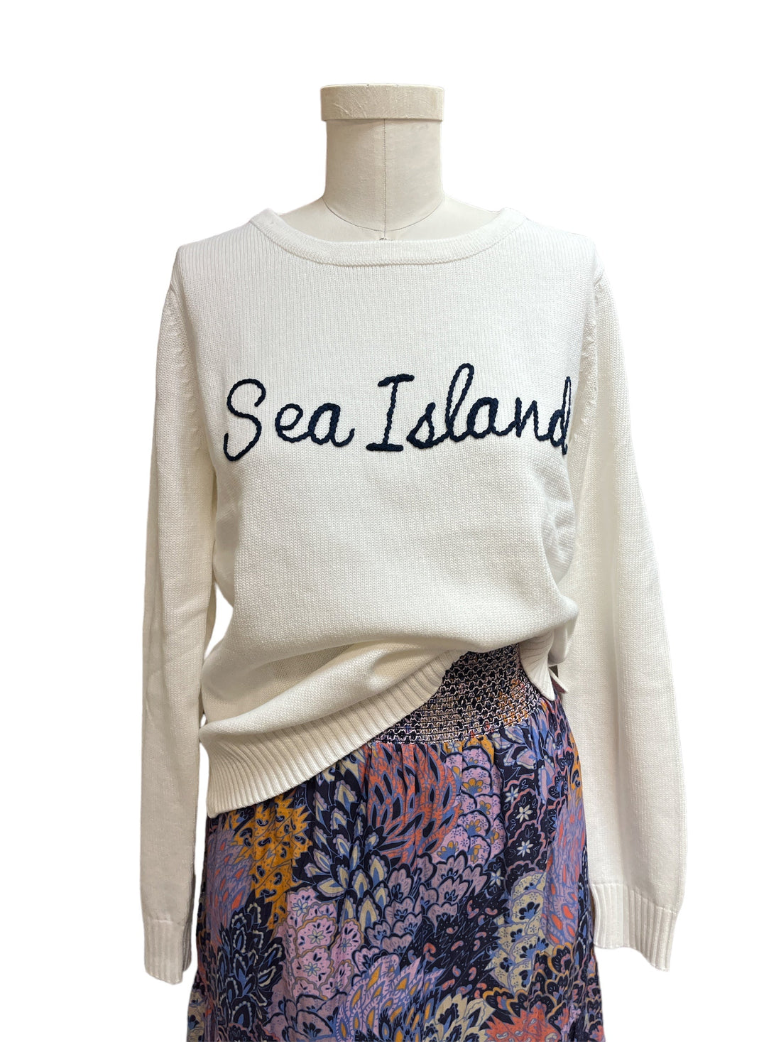 Pink Pineapple | Pink Pineapple | Classic Sweater Sea Island Scrpit | Cloister Collection | SWEATERSSEPARAT