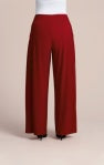 Sympli | Easy Wide Leg Pant - Red