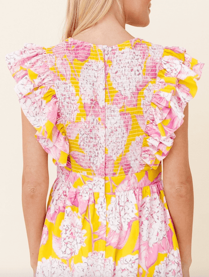 Sheridan French | Sheridan French | Stacey Dress in Pink Lemonade | Cloister Collection | CONTEMPORARY