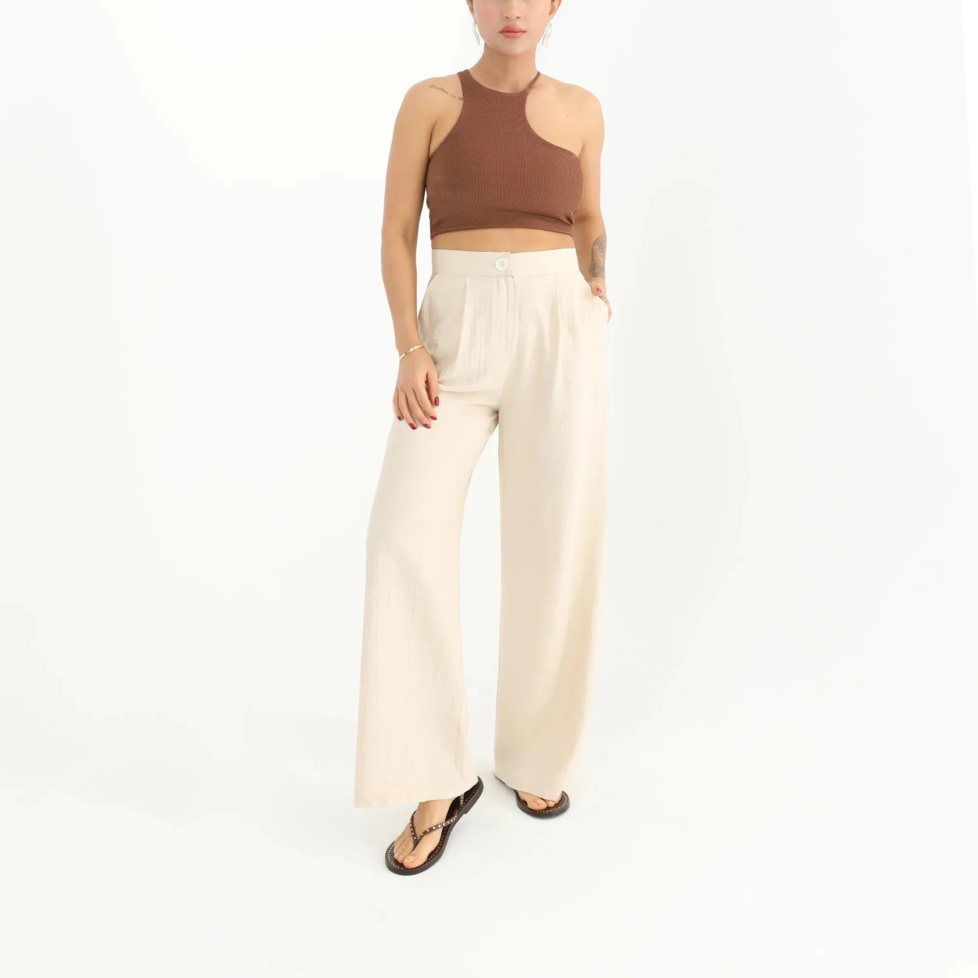 Soul Of Mu | Soul Of Mu | Pleated Front Straight Leg Pant | Cloister Collection | CONTEMPORARYSP