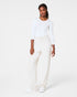 Spanx | Spanx | Airessentails Brushed Straight Leg Pant - Heather Cream | Cloister Collection | PANTS