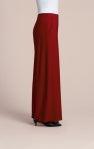 Sympli | Easy Wide Leg Pant - Red