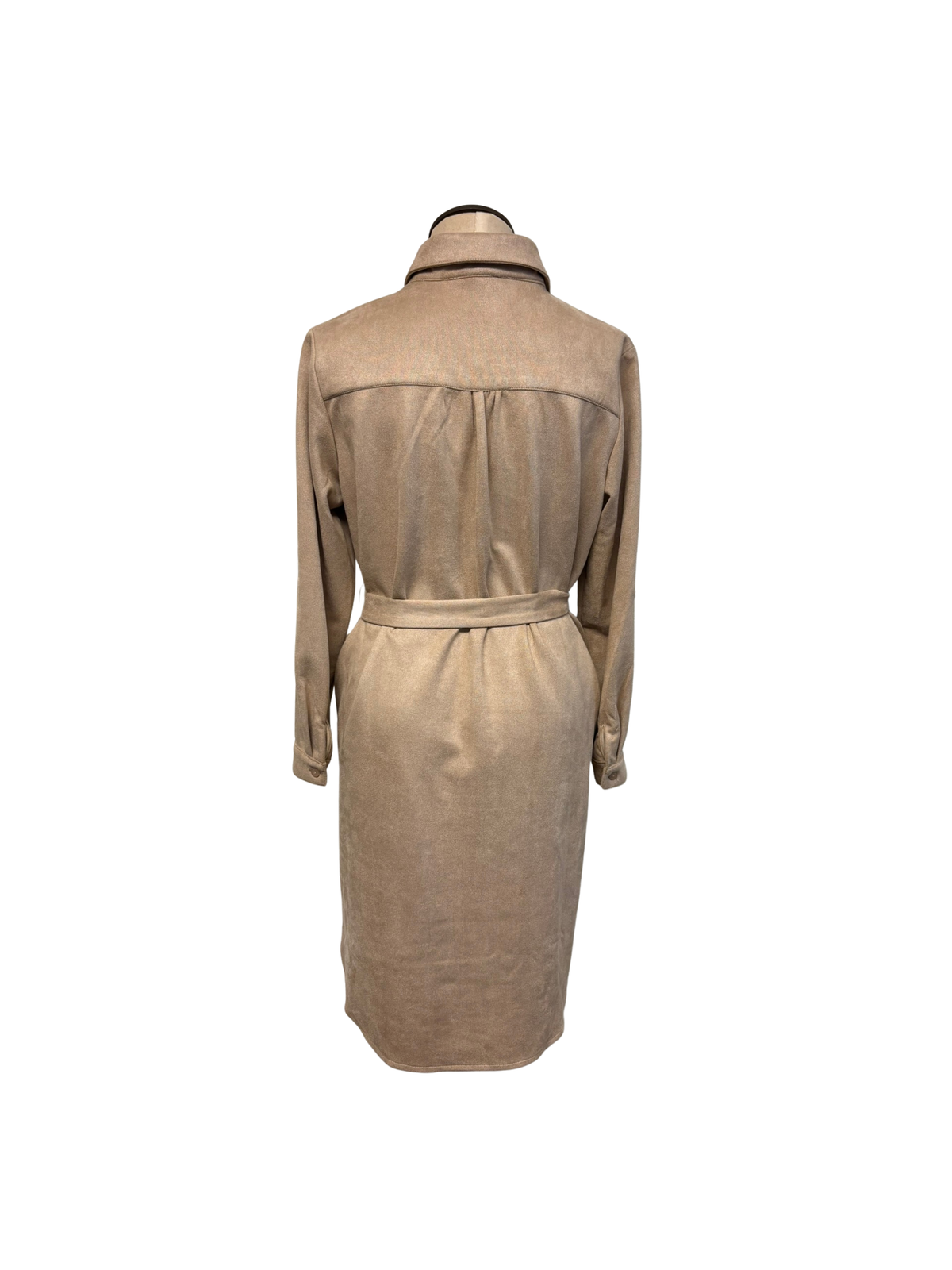 Boho Chic | Faux Suede Dress - Evelyne Talman