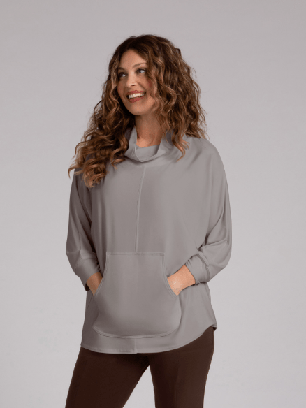 Sympli | Sympli | Funnel Neck Pullover W/ Kangaroo pocket | Cloister Collection | MISSYSPORTSWEAR