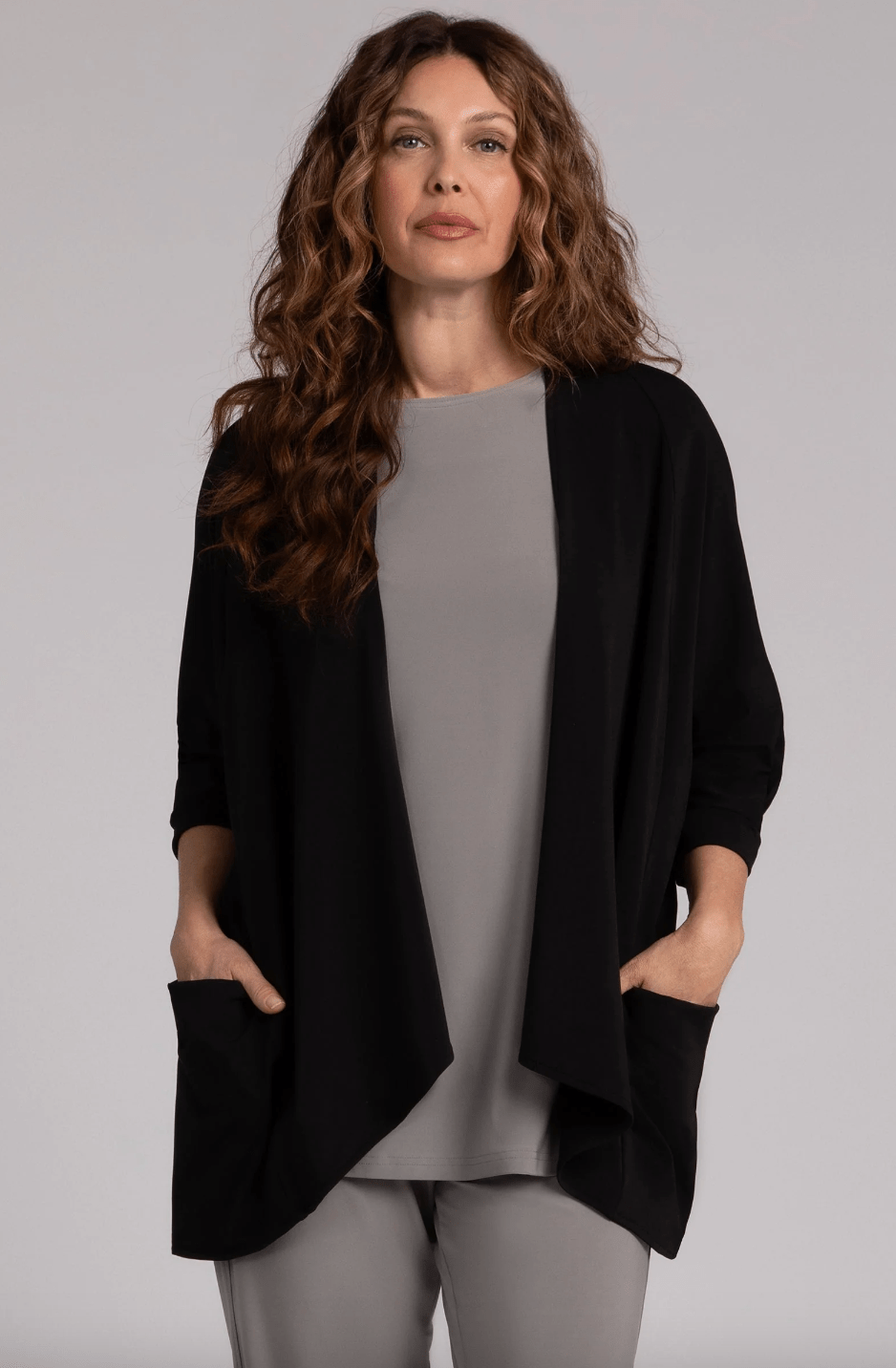 Sympli | Sympli | Matrix Cardigan, Fleece Back | Cloister Collection | MISSYSPORTSWEAR