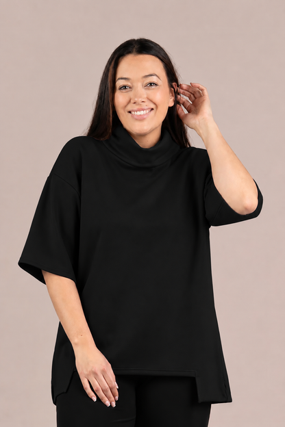 black sympli Cloud Snug As a Bug Top