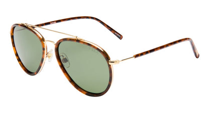 I-sea | Tort Sunglasses with Green Len