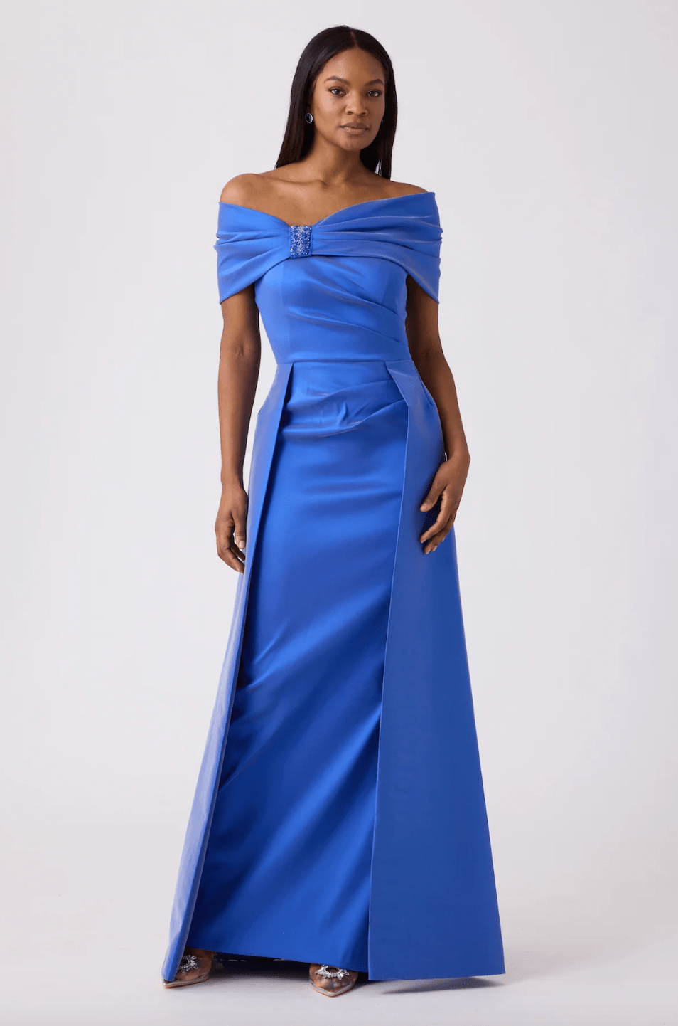 formal gown teri jon dresses Teri Jon One Shoulder Jacquard Evening Gown 217028