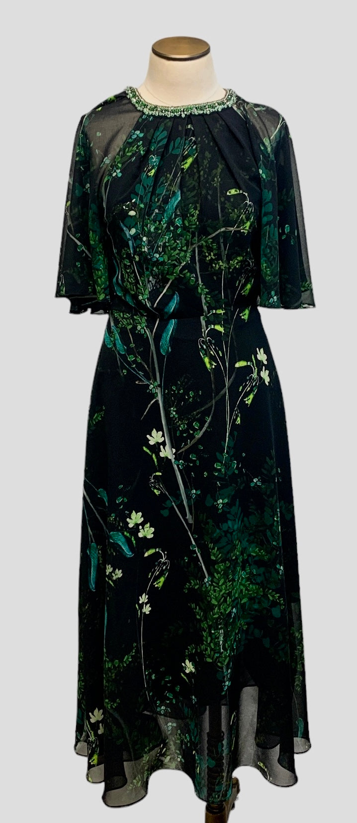 Teri Jon | Georgette Floral Dress