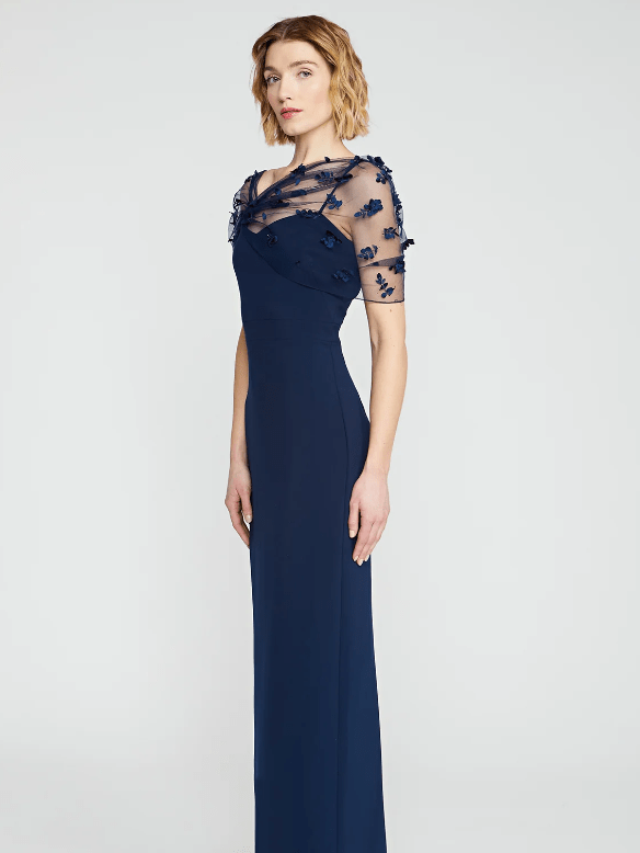 Theia | Theia | Sophia Beaded Shawl Gown | Cloister Collection | M.O.B.