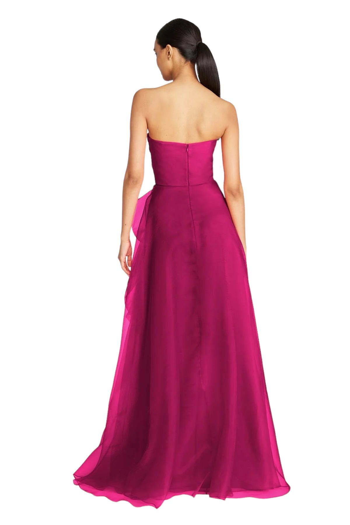 Theia | Theia | Teresa Strapless Draped Gown | Cloister Collection | M.O.B.