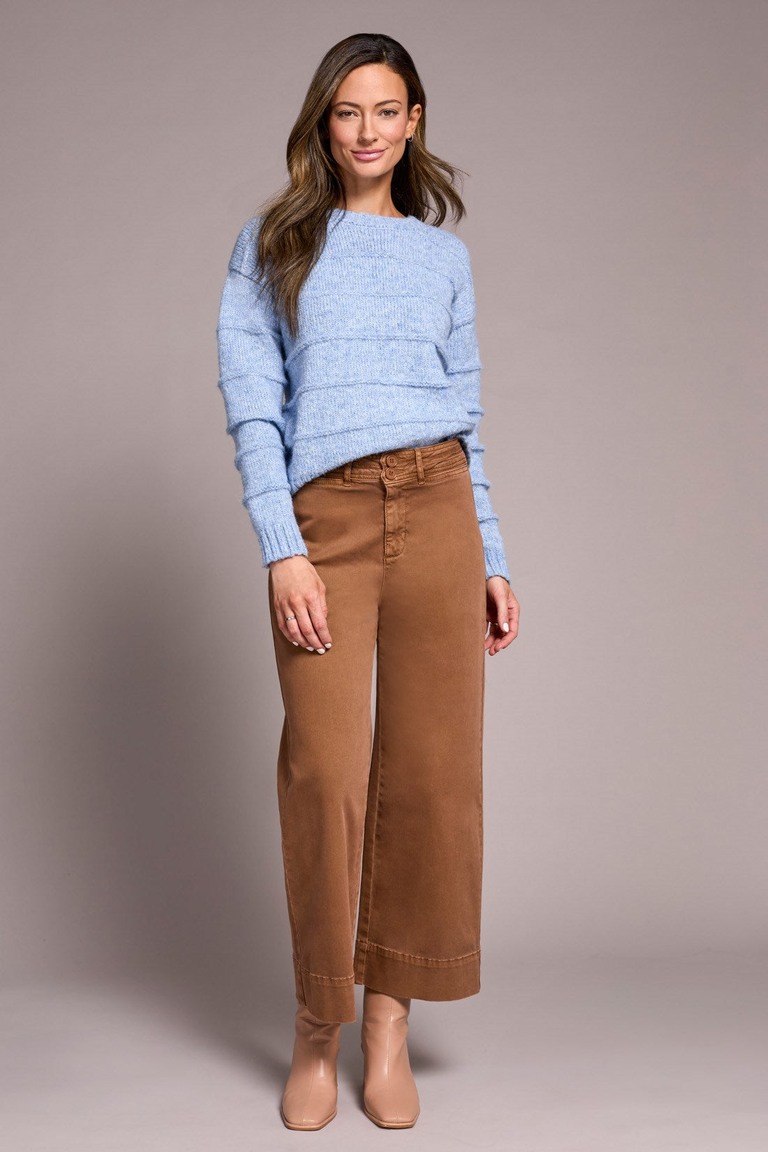 Tribal | High Rise Fly Frt Palazzo W/ W