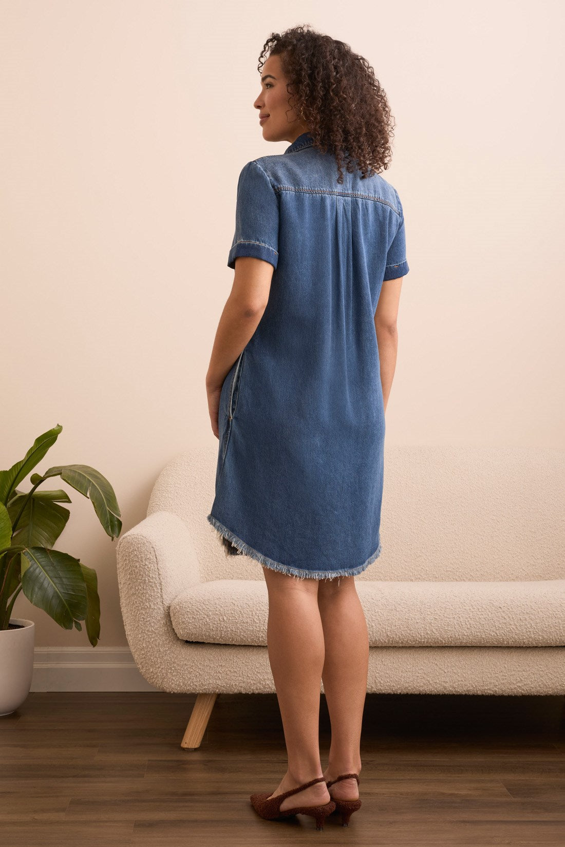 Tribal | Pop Over Shirt Dress W/ Pocket