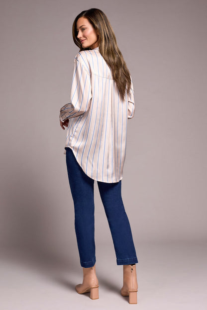 Tribal | Shirt W/ Cuts-beige