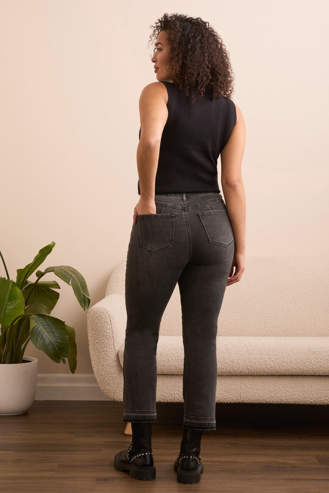 Tribal | Sophia Curvy Hugging Microflare Jeans