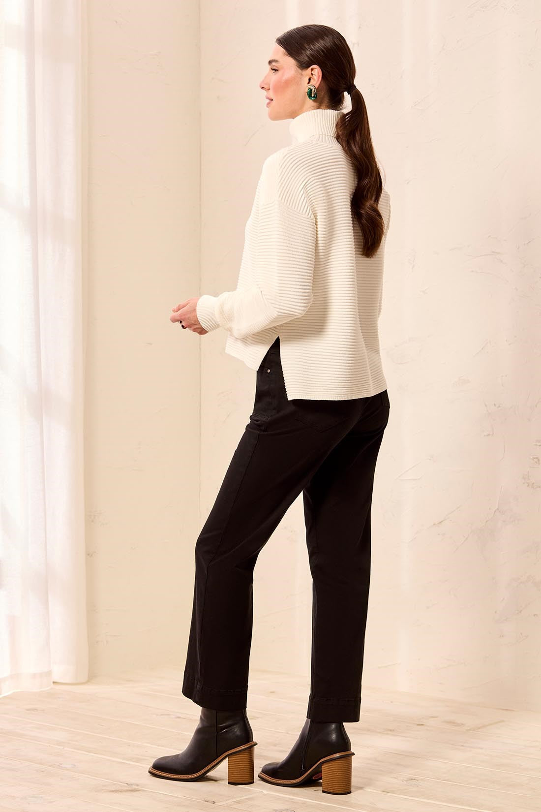High Low Sweater with Side Slits