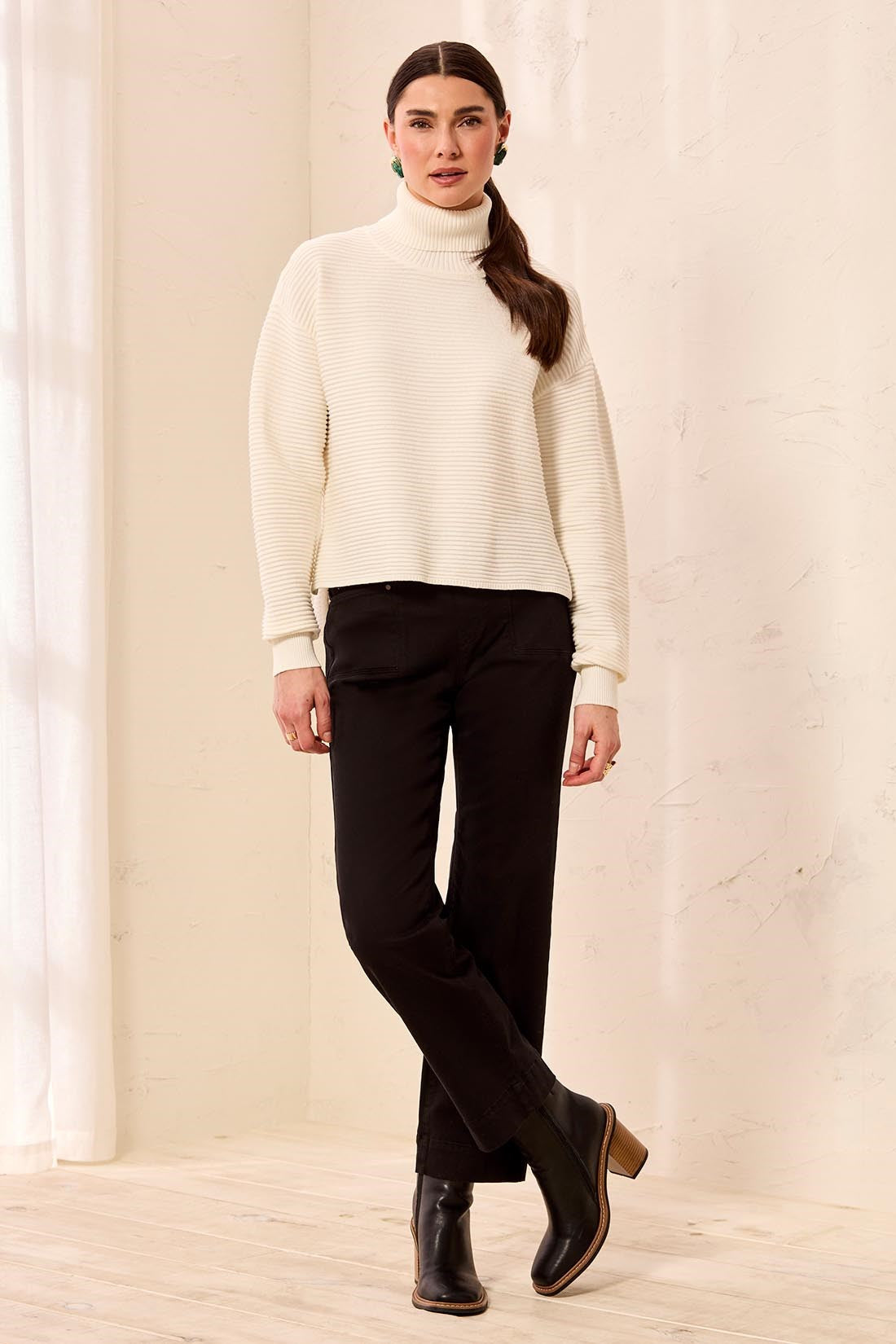 High Low Sweater with Side Slits