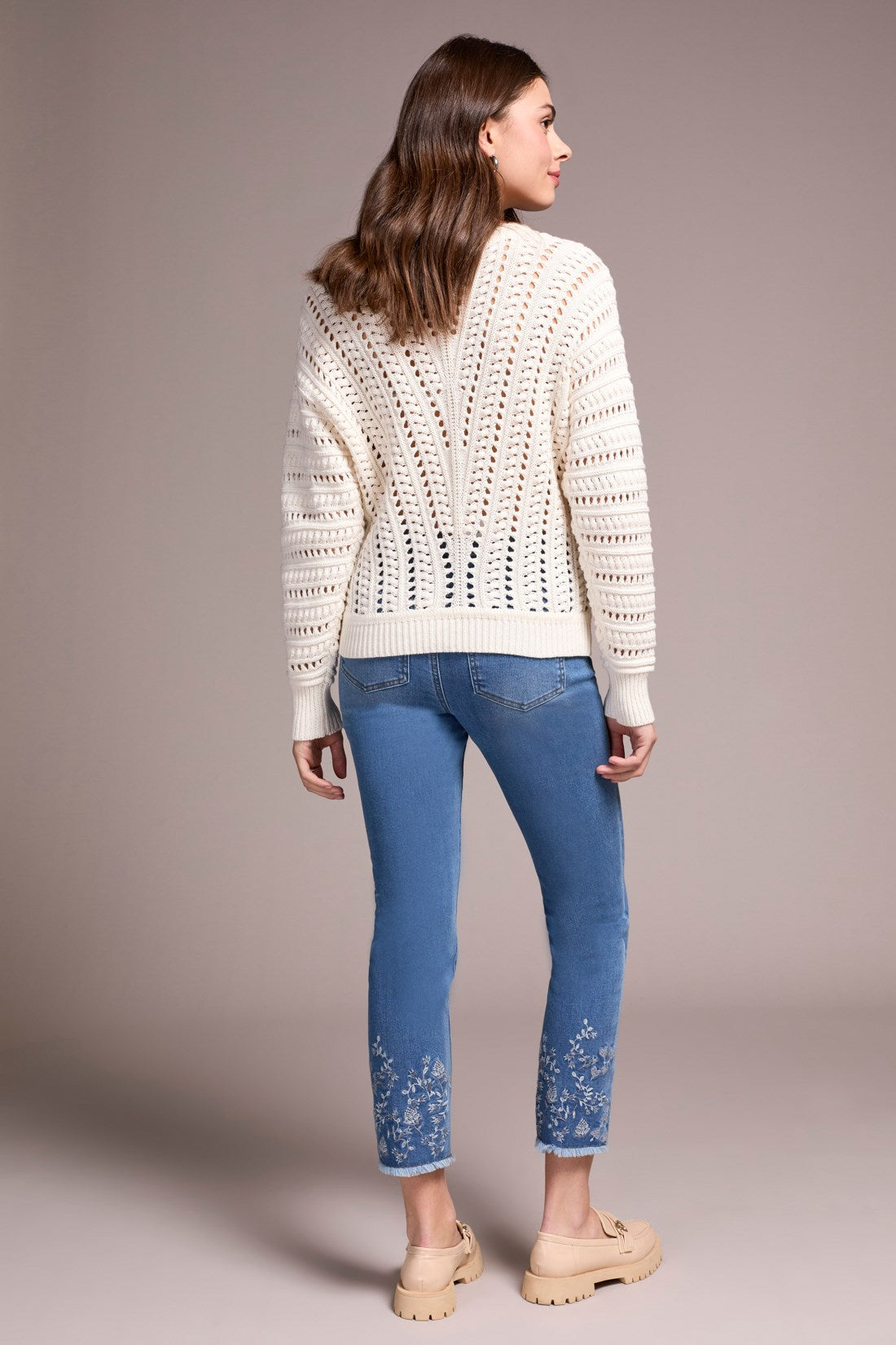 Tribal | Crew Neck Swtr W/special Wash