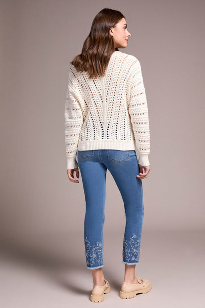 Tribal | Crew Neck Swtr W/special Wash