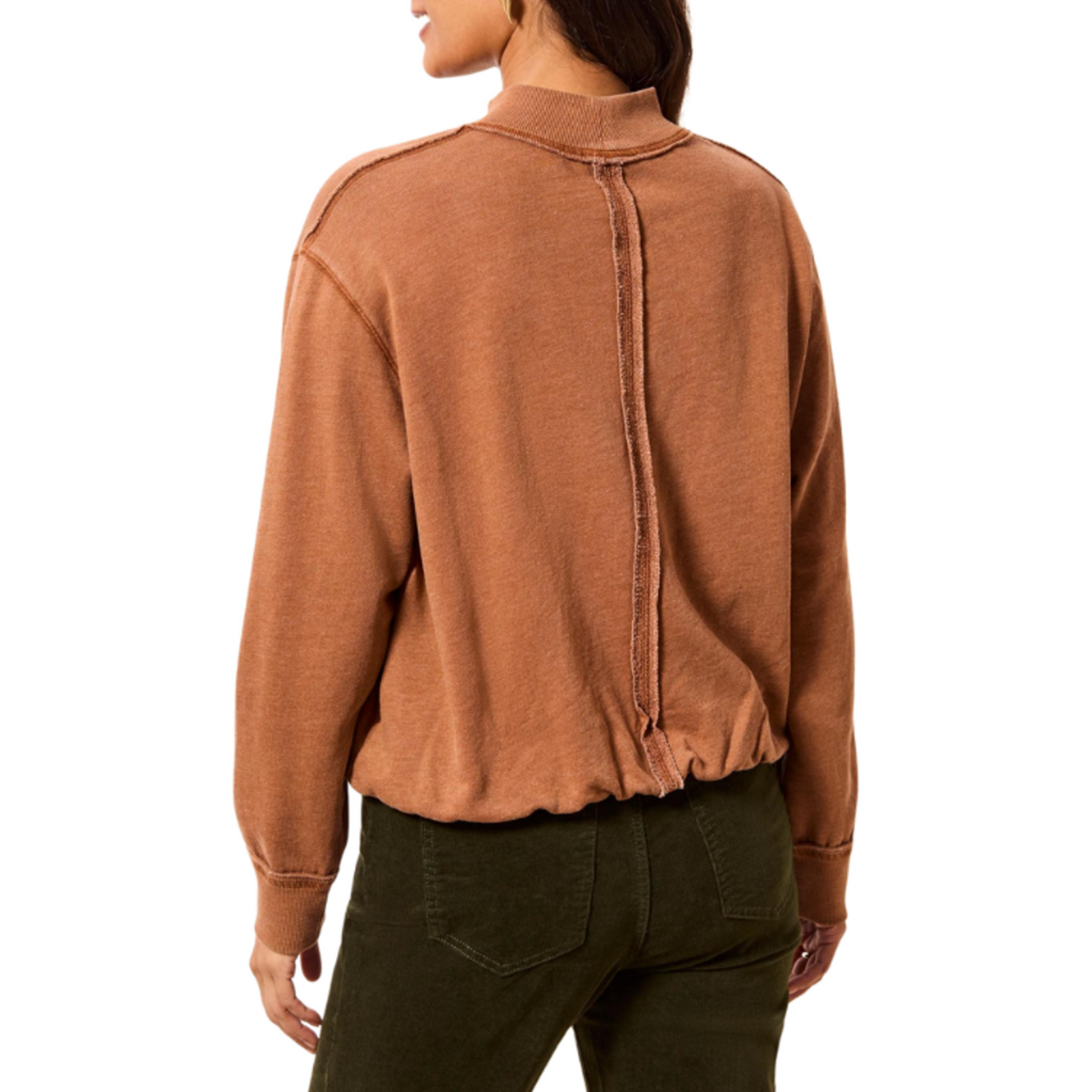 Garment Dye Bubble Sweatshirt