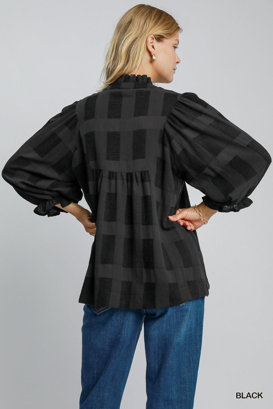 Umgee Usa | Umgee Usa | Square Jacquard High Neck Top | Cloister Collection | CONTEMPORARYSP