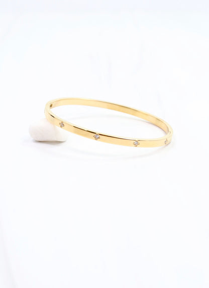 Kerry Cz Clover Bracelet
