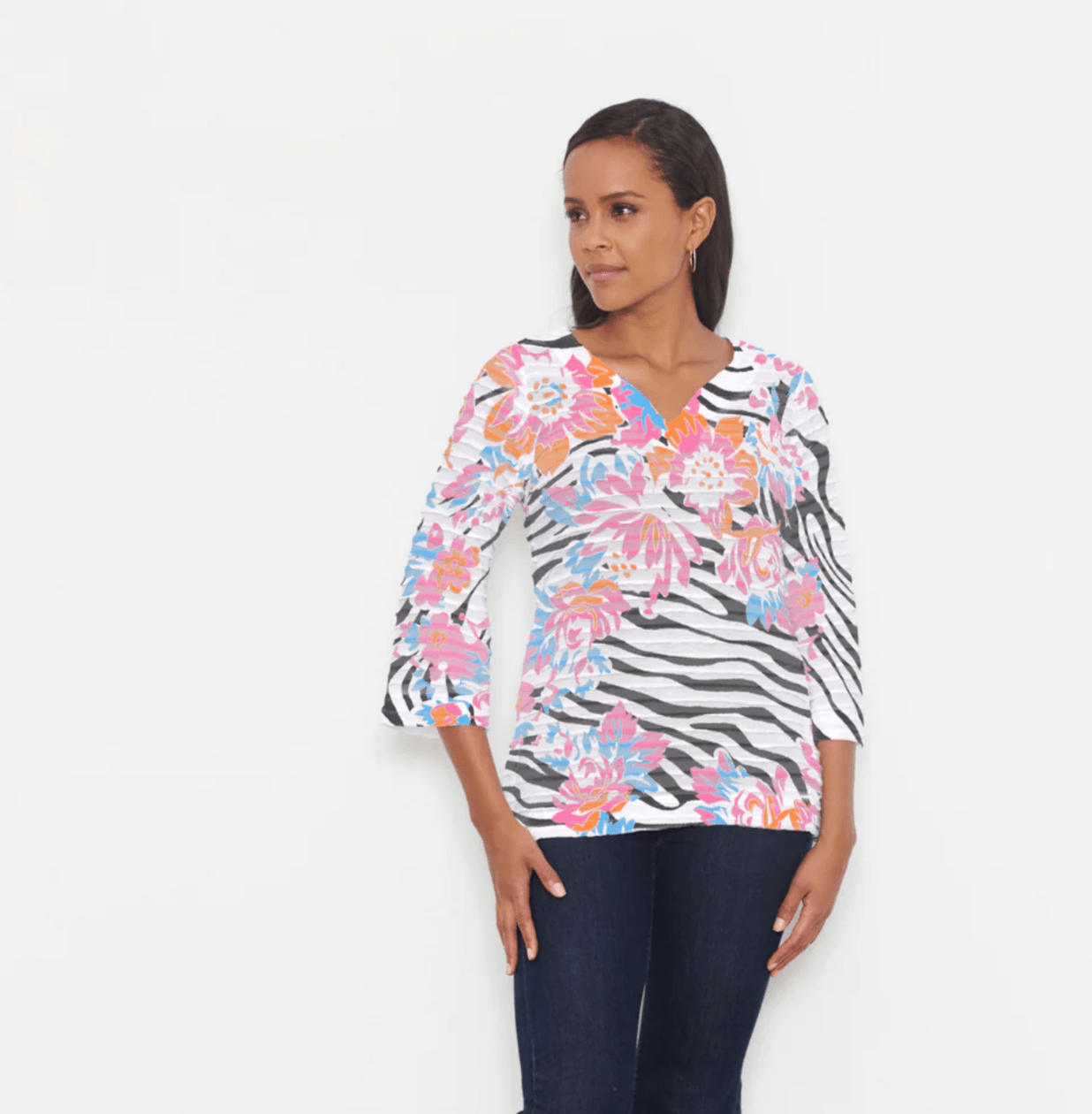 Whimsy Rose | Whimsy Rose | Zebra Print Top | Cloister Collection | TOPS