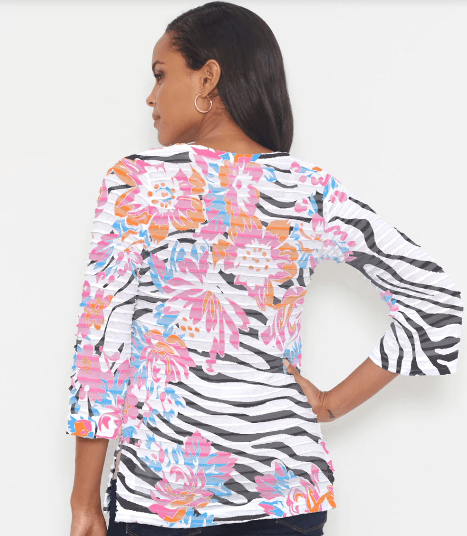 Whimsy Rose | Whimsy Rose | Zebra Print Top | Cloister Collection | TOPS