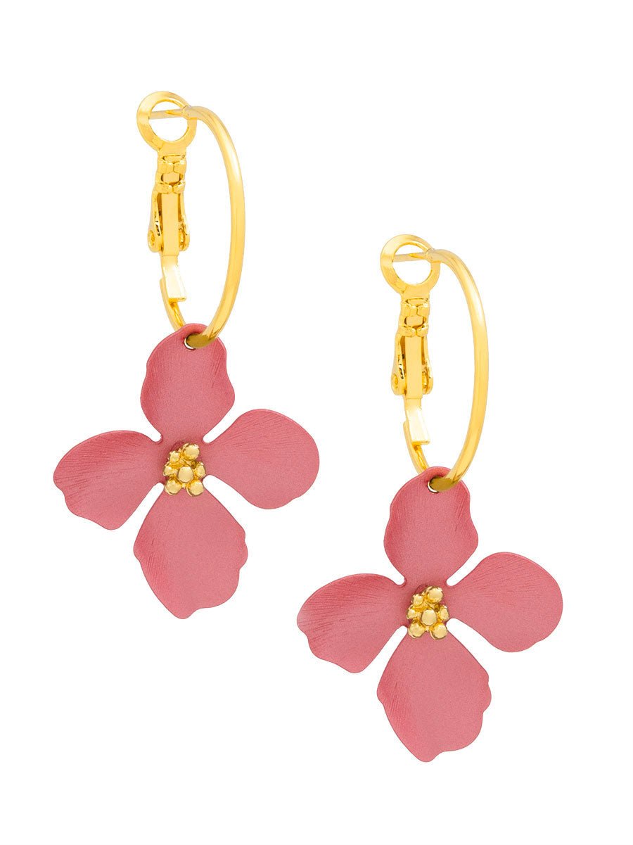 Zenzii | Zenzii | Avery Earring - Neon Pink | Cloister Collection | JEWELRY