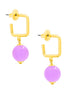 Zenzii | Zenzii | Sophie Earring - Lavender | Cloister Collection | JEWELRY