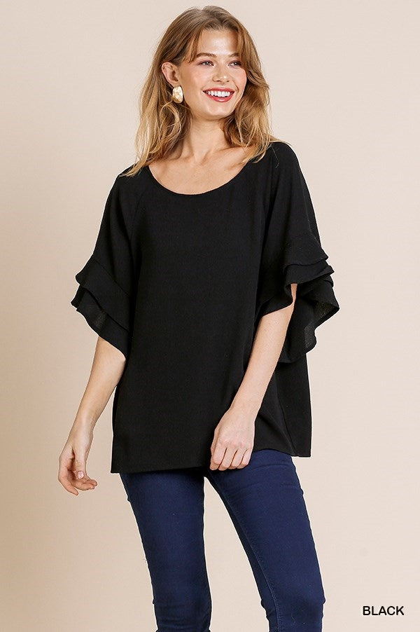 Evelyne Talman | Layered Ruffle Sleeve