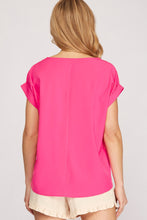 Load image into Gallery viewer, Evelyne Talman | Top In Hot Pink
