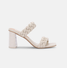Load image into Gallery viewer, Dolce Vita |  Paily Braided Two Strap Heel Ivory
