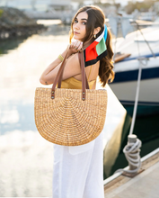 Load image into Gallery viewer, Sea &amp; Grass | Large  Coastal Tote

