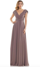 Load image into Gallery viewer, Marsoni | Shirred Cap Slv. Gown
